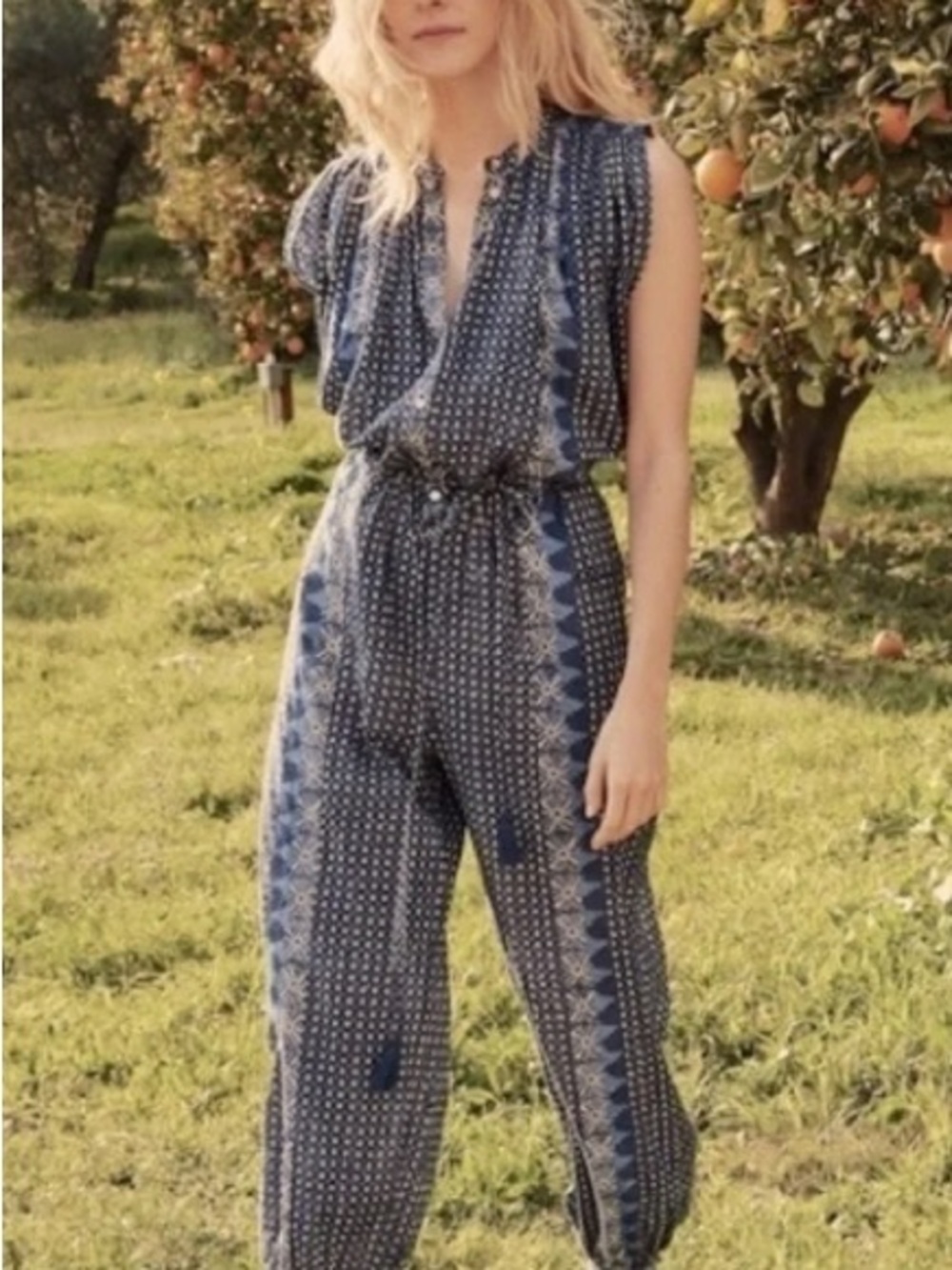Doen - Goa Jumpsuit in Blue